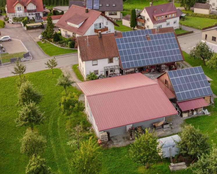 Landwirtschaftliche Maschinenhalle